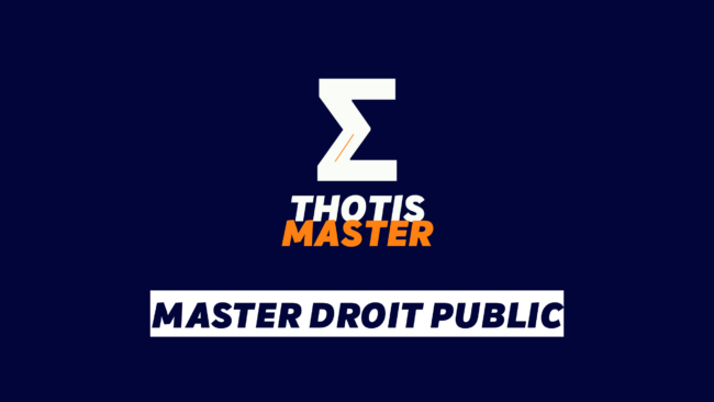 Master Droit public