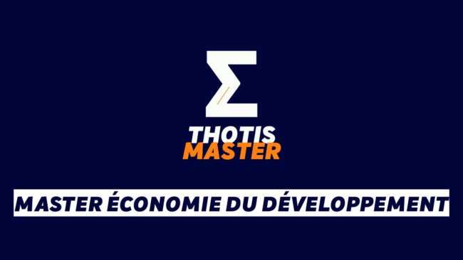 Master Économie du développement