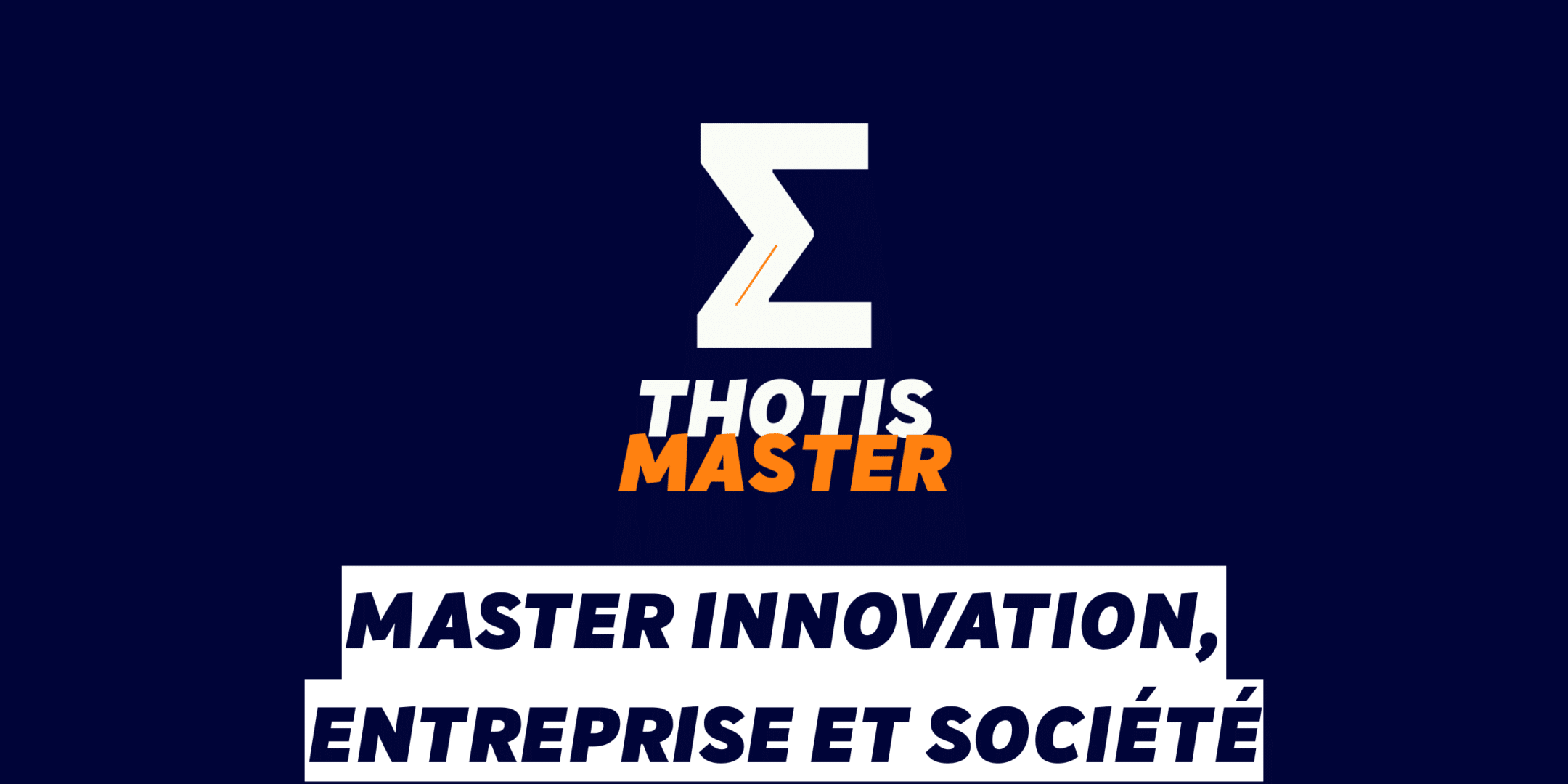 Master Innovation, entreprise et société