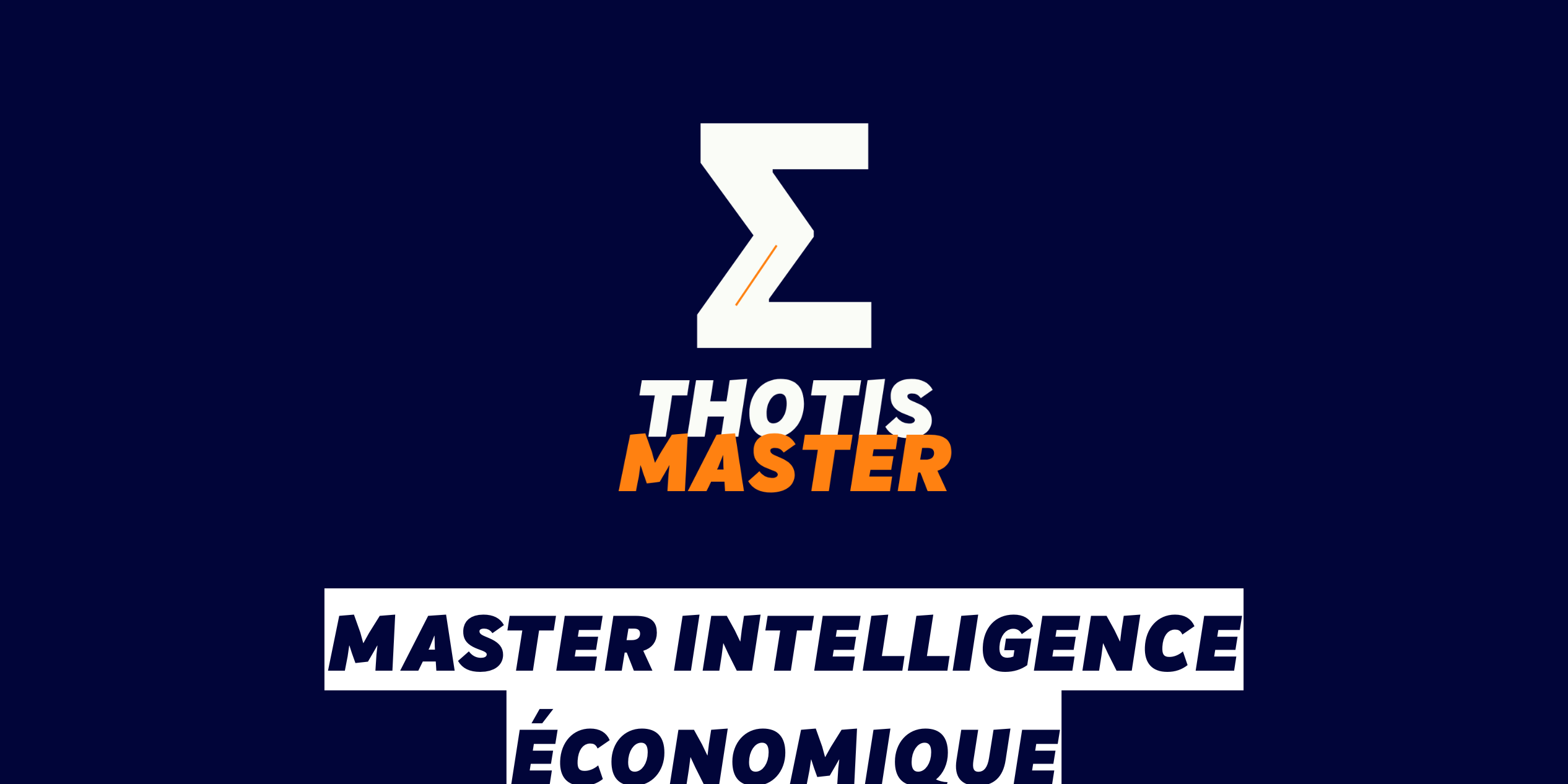 Master Intelligence économique Master Intelligence économique