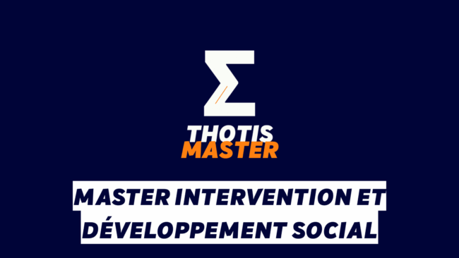 Master Intervention et développement social