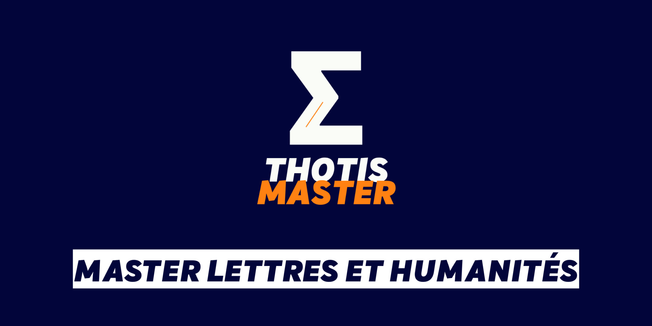 Master Lettres et humanités Master Lettres et humanités
