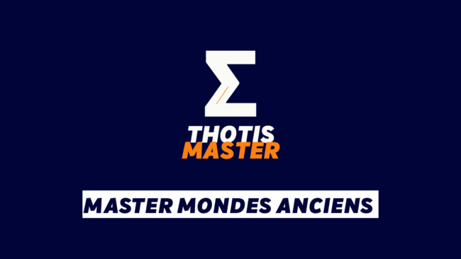 Master Mondes anciens