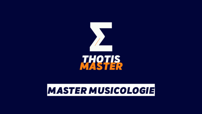 Master Musicologie