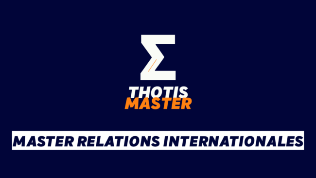 Master Relations Internationales