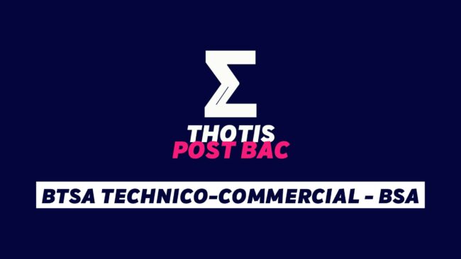 BTSA Technico-commercial – BSA BTSA Technico-commercial - BSA