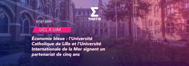 Économie bleue l’Université Catholique de Lille et l’Université Internationale de la Mer signent un partenariat de cinq ans Économie bleue l'Université Catholique de Lille et l'Université Internationale de la Mer signent un partenariat de cinq ans