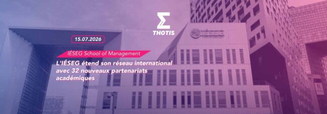 L’IÉSEG étend son réseau international avec 32 nouveaux partenariats académiques L'IÉSEG étend son réseau international avec 32 nouveaux partenariats académiques