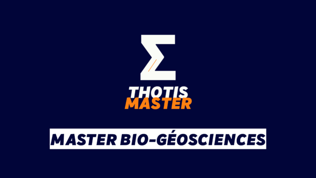 Master Bio-Géosciences Master Bio Géosciences