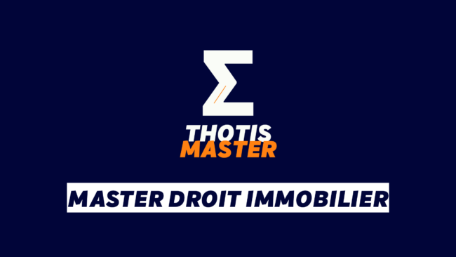 Master Droit Immobilier Master Droit Immobilier