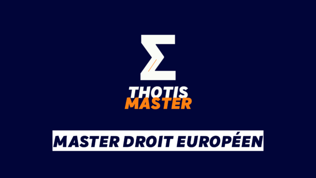 Master Droit européen Master Droit européen