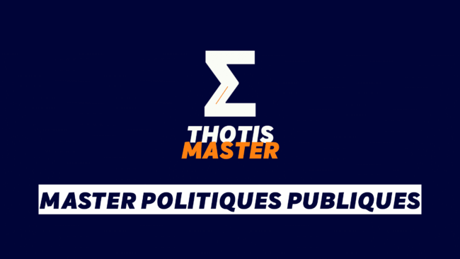 Master Politiques publiques Master Politiques publiques