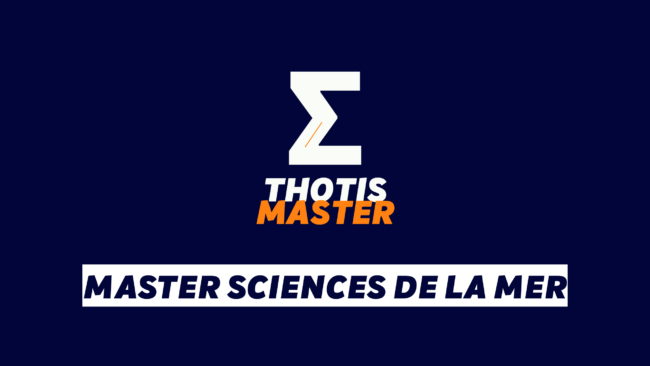 Master Sciences de la mer Master Sciences de la mer