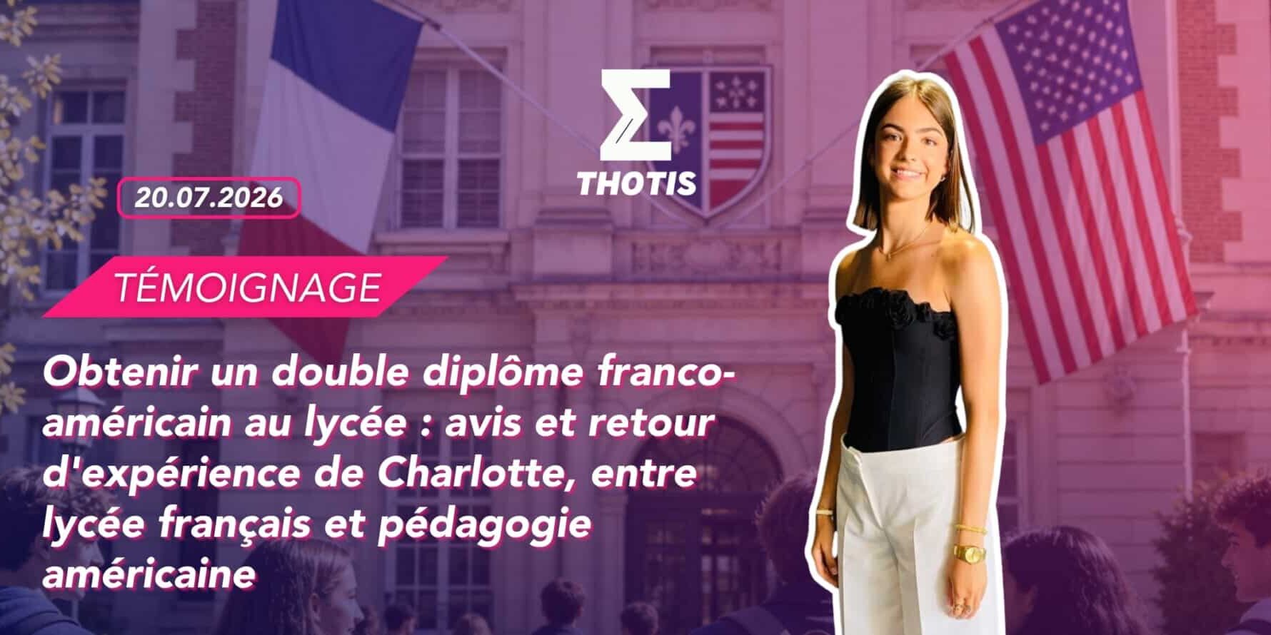 Obtenir un double diplome franco americain au lycee avis et retour dexperience de Charlotte entre lycee francais et pedagogie americain 2