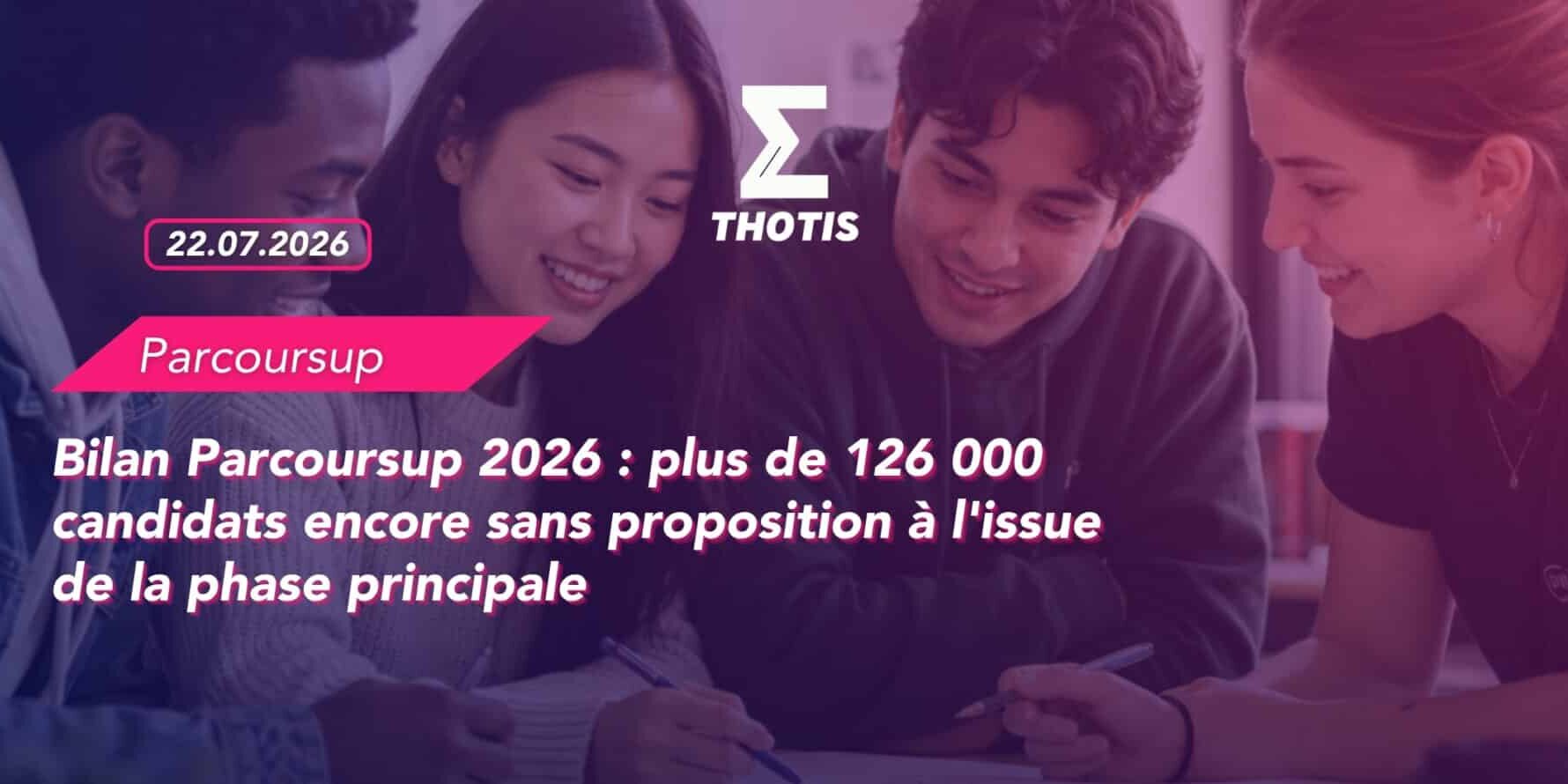 Bilan Parcoursup phase principale MESRE