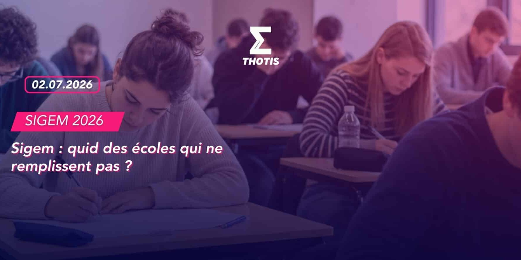 Sigem quid des écoles qui ne remplissent pas