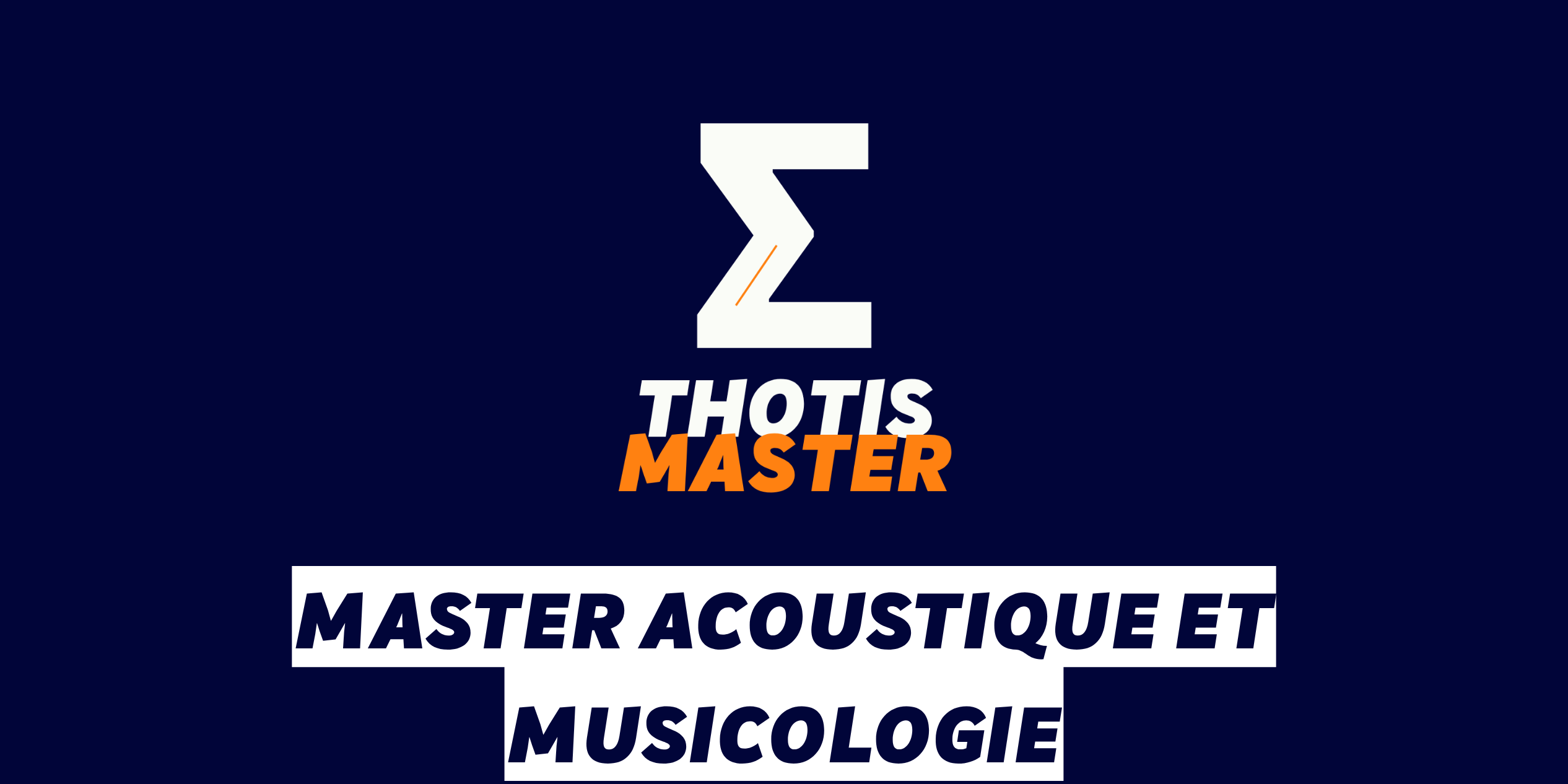 White Z-shaped logo with orange diagonal stroke on a dark blue background, text 'THOTIS MASTER' in white and orange below.
