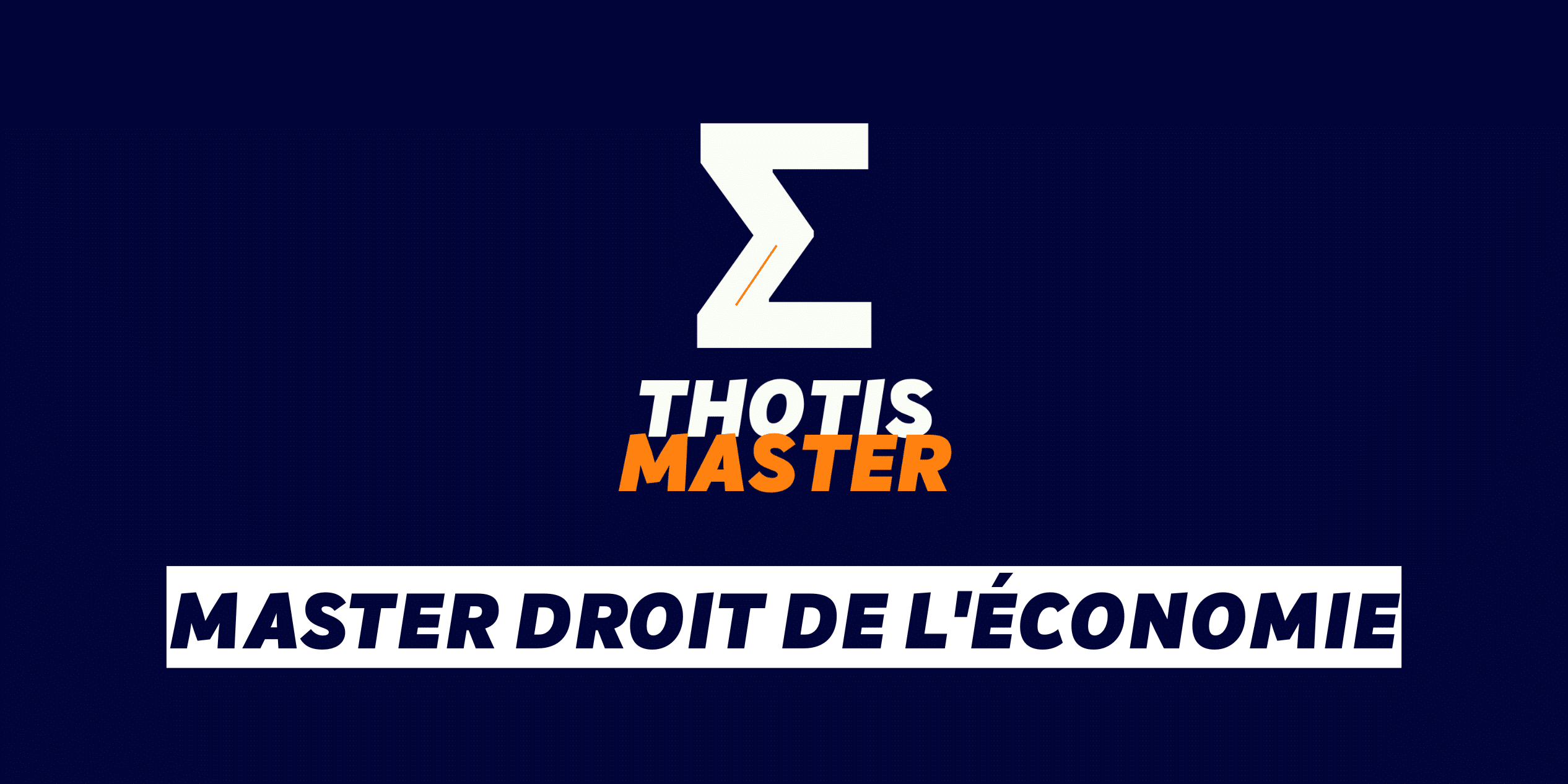Master Droit de l'économie