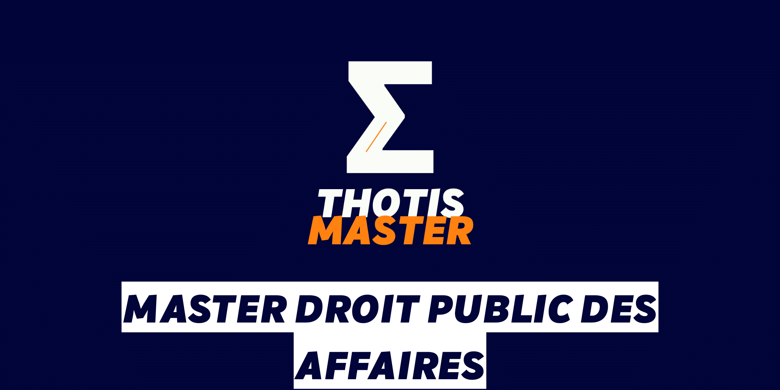 Master Droit public des affaires Master Droit public des affaires