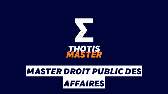 Master Droit public des affaires Master Droit public des affaires