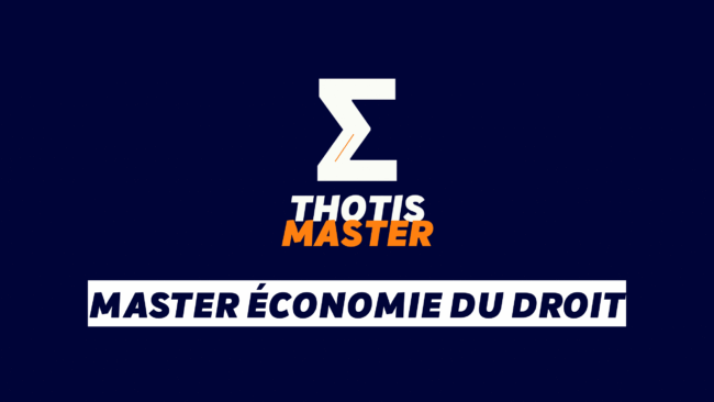 Master Économie du droit Master Économie du droit
