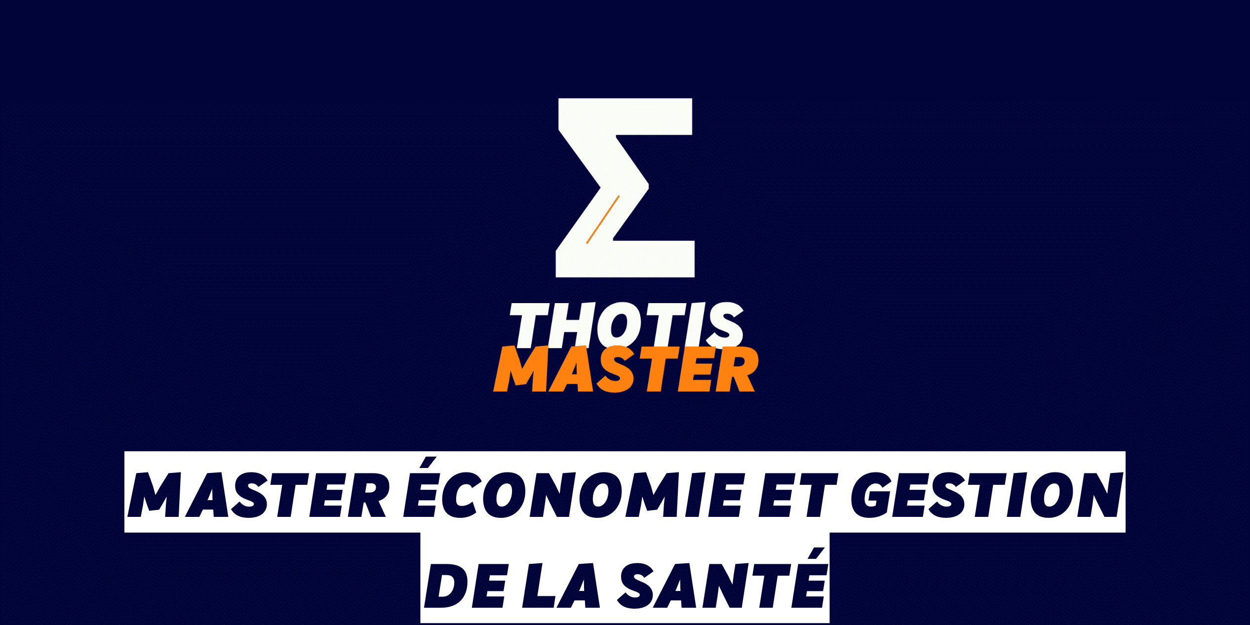 Master Économie et gestion de la santé Master Économie et gestion de la santé