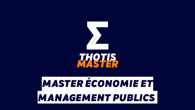 Master Économie et management publics Master Économie et management publics