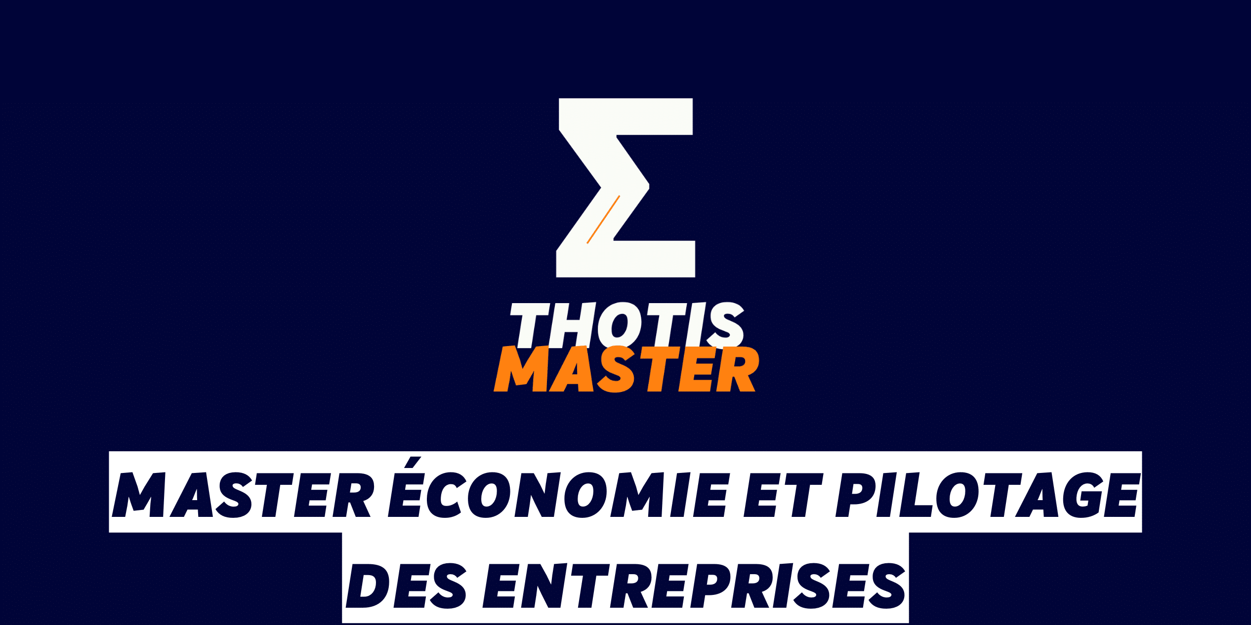 Master Économie et pilotage des entreprises