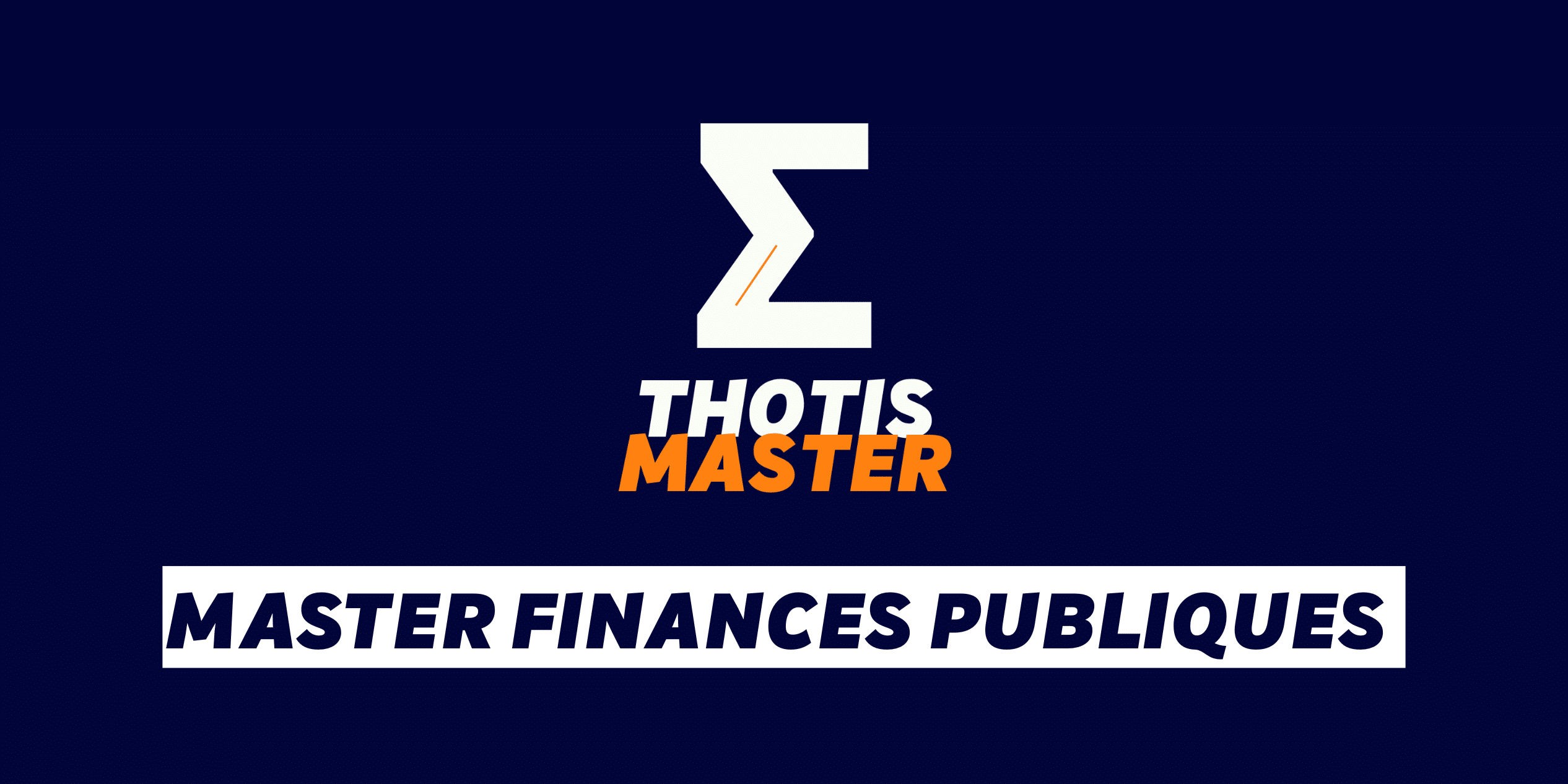 Master Finances publiques