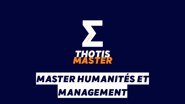Master Humanités et management Master Humanités et management