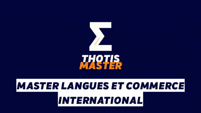 Master Langues et commerce international Master Langues et commerce international