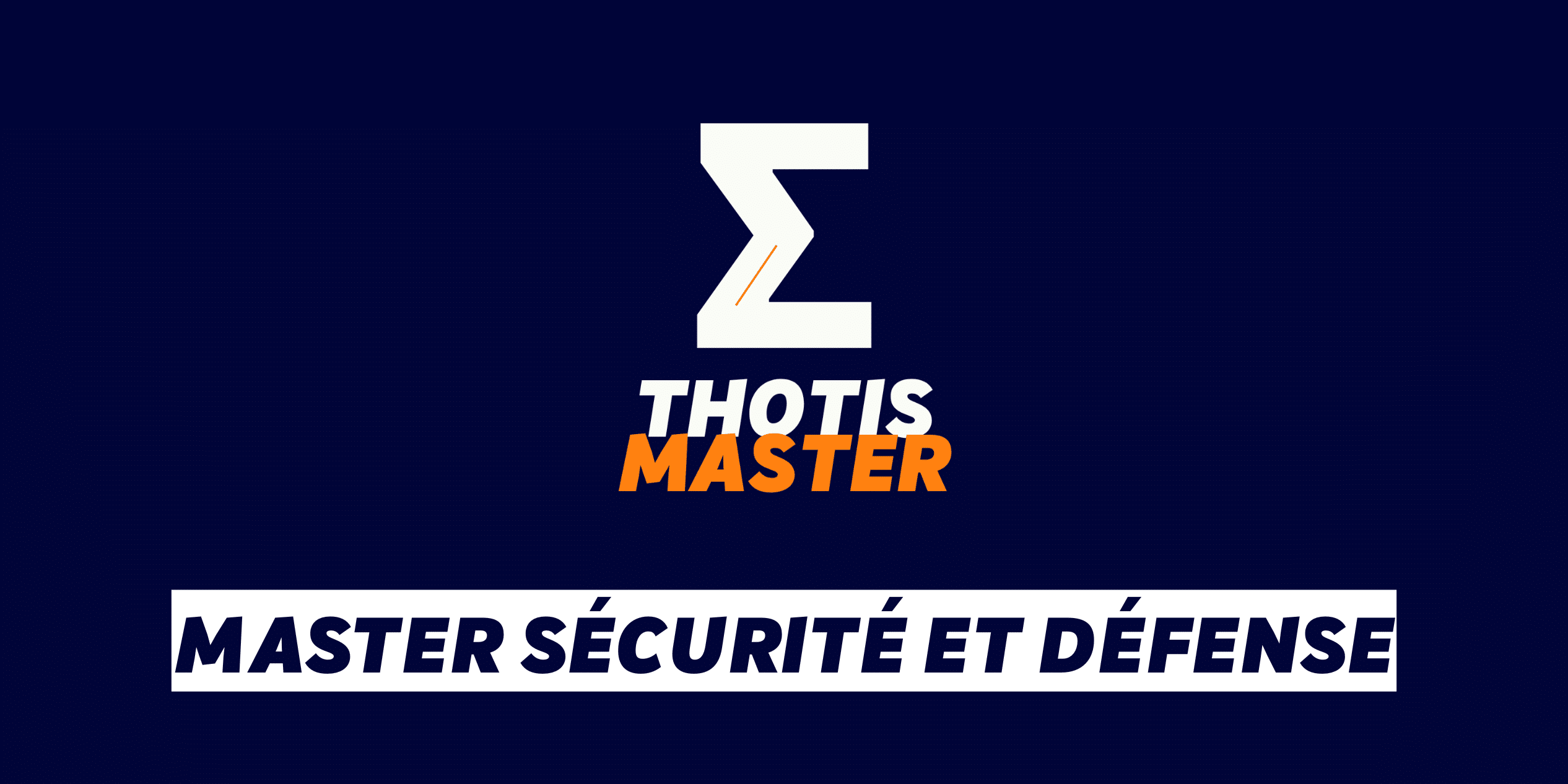 Master securite et defense